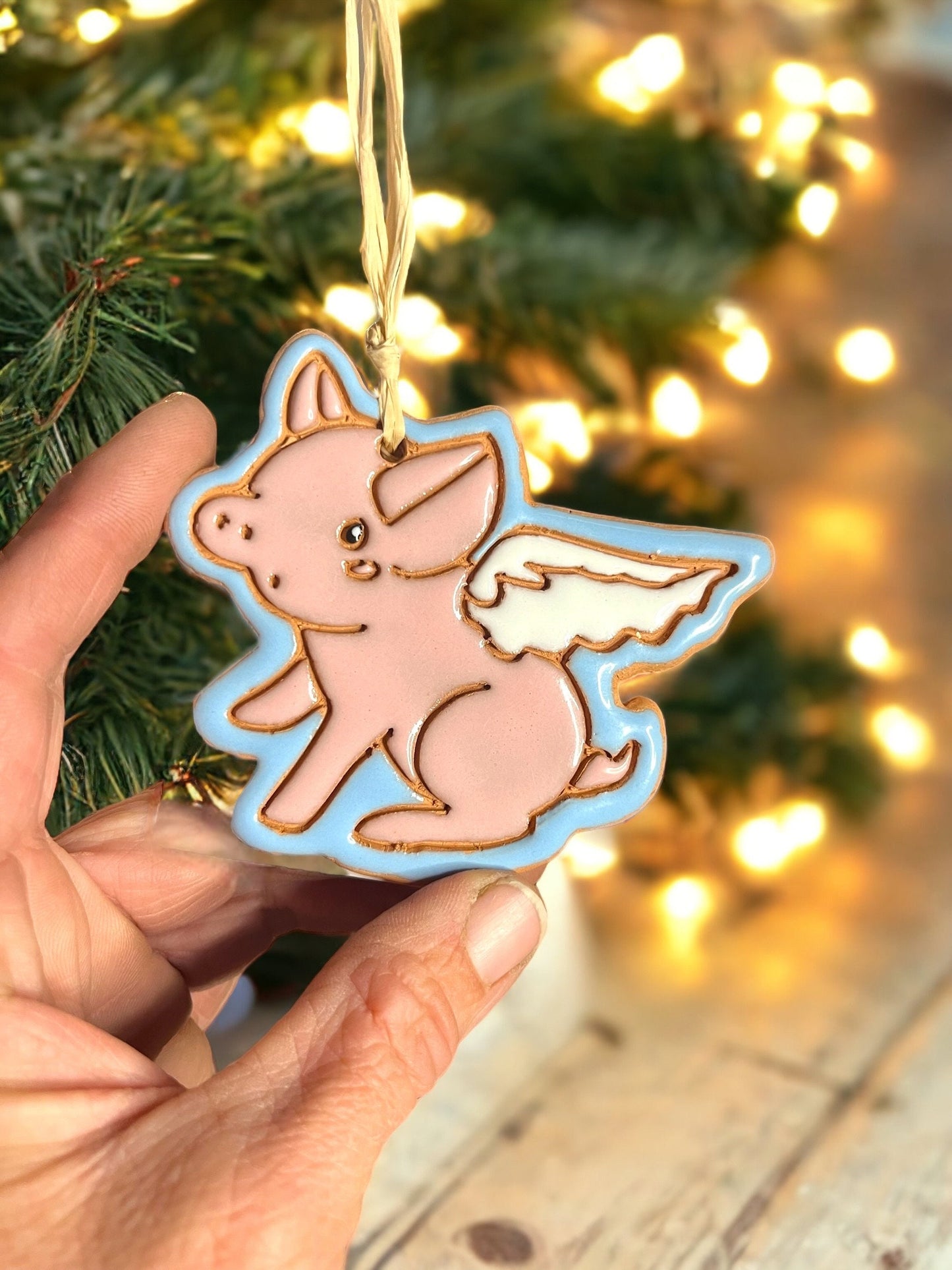 Flying Pig Ornament