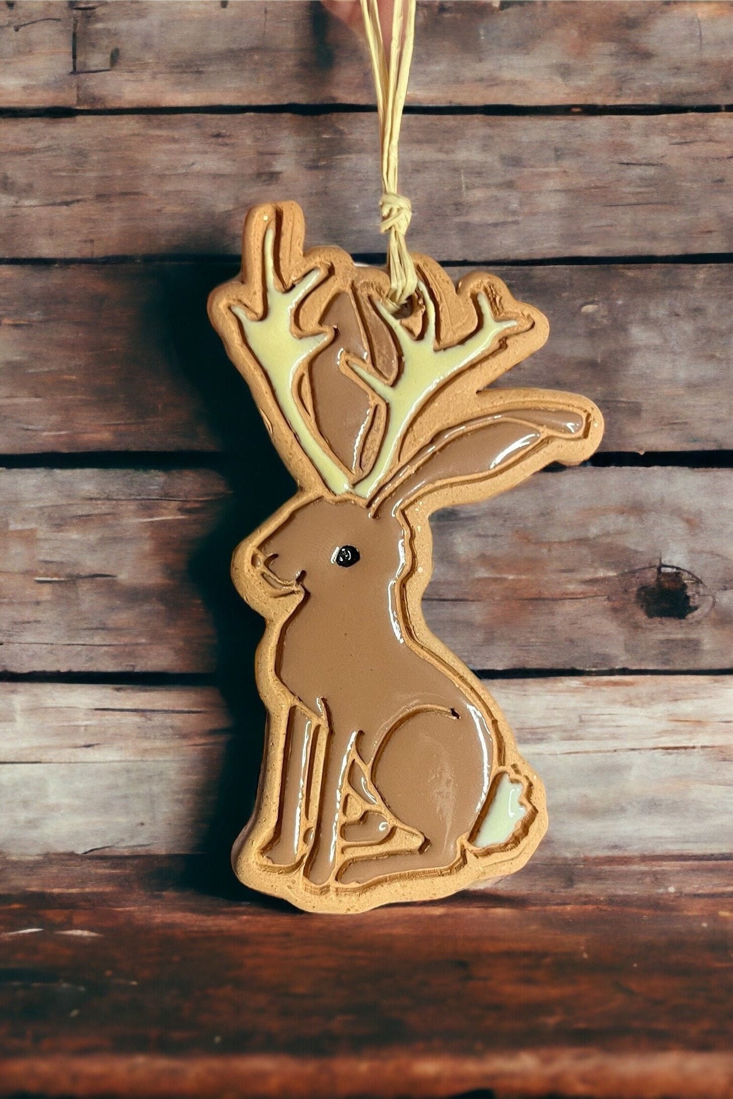 Jackalope Western Rabbit Ornament