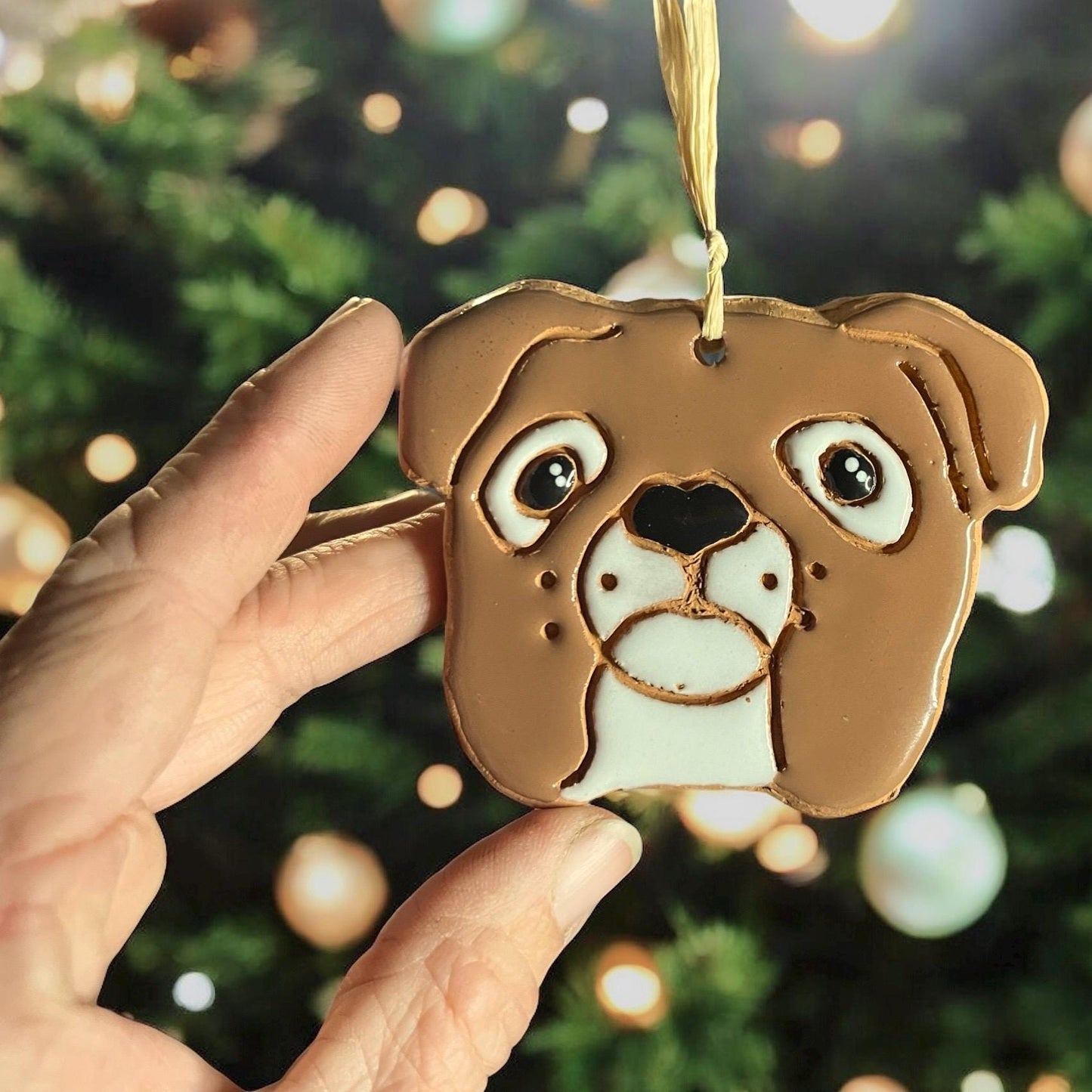 Bulldog Ornament