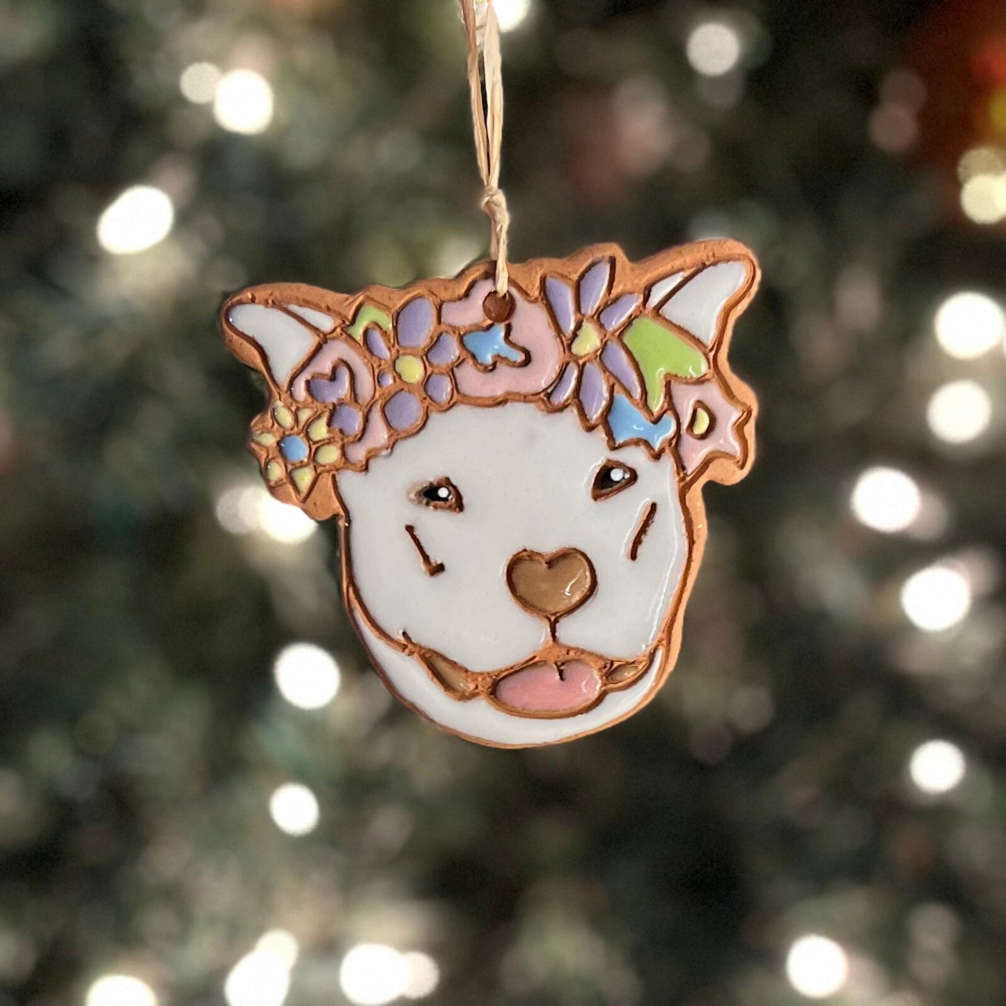 Pit Bull Ornament (color variations)
