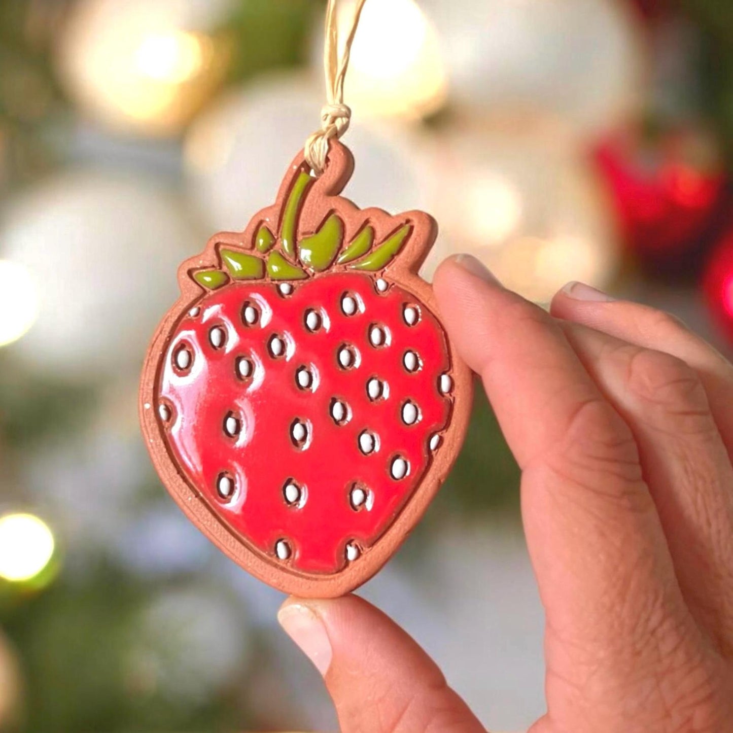 Strawberry Ornament