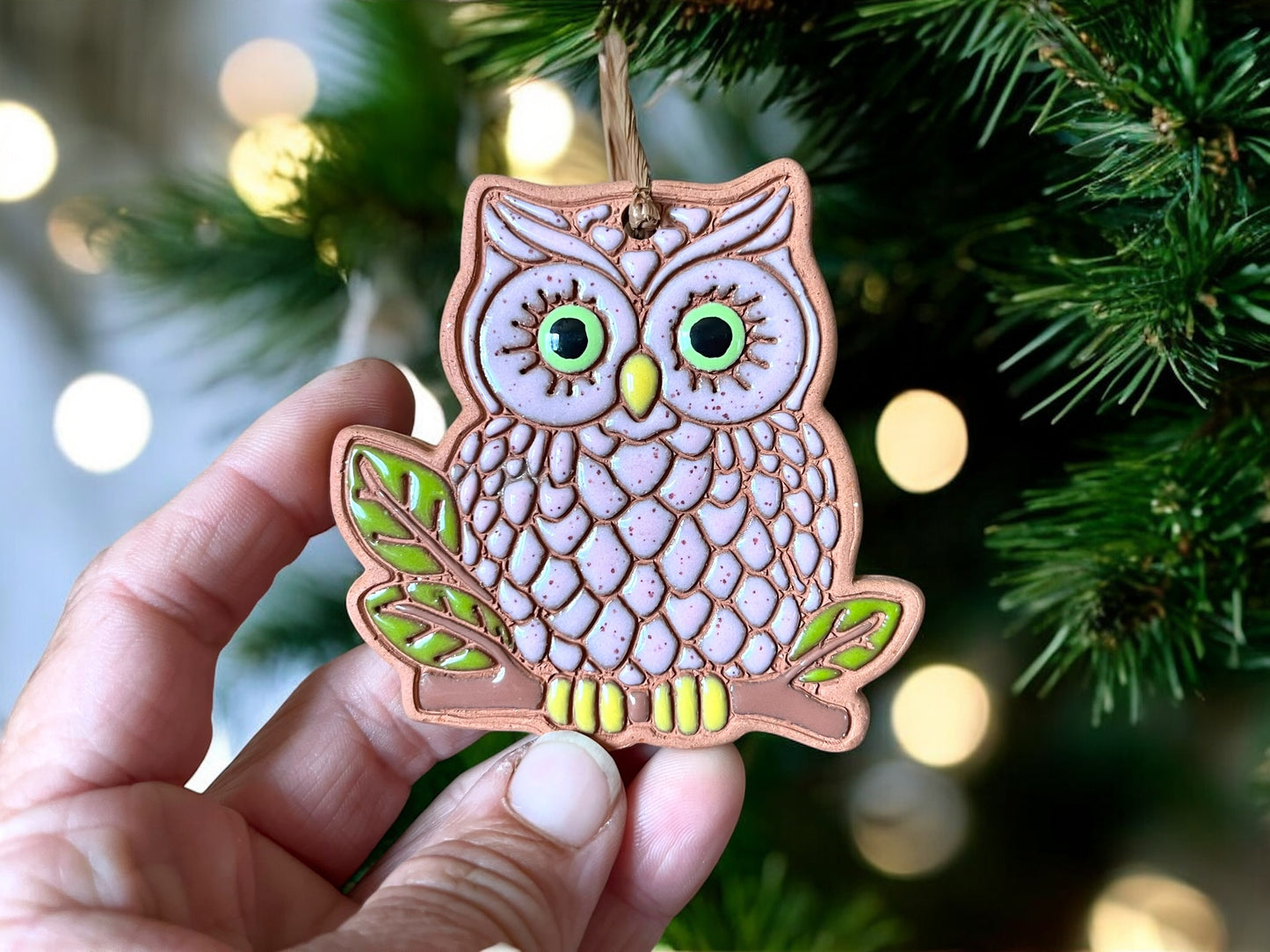 Cute Owl Ornament (color variations)