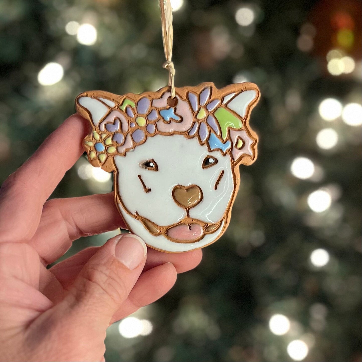 Pit Bull Ornament (color variations)
