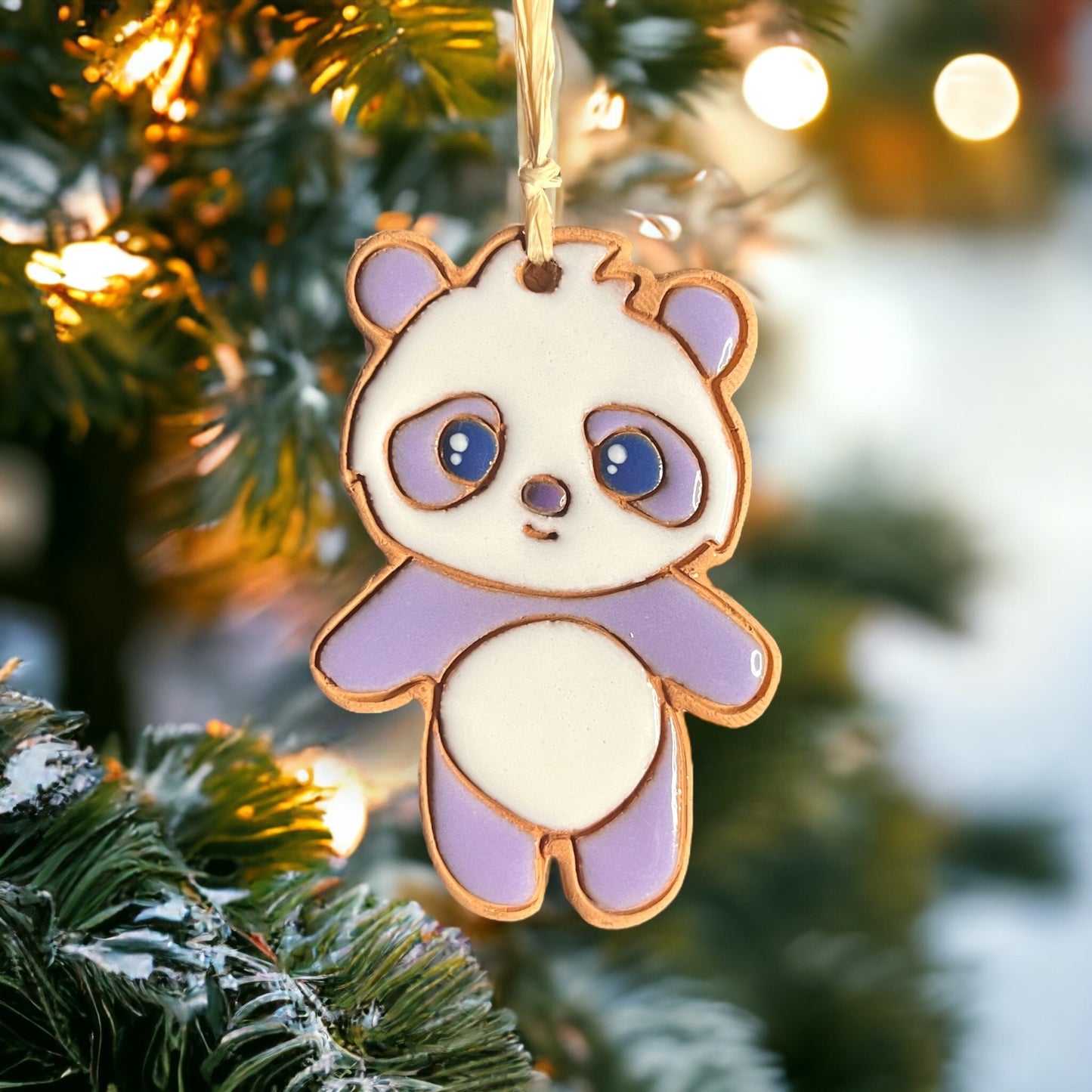 Panda Ornament (color variations)