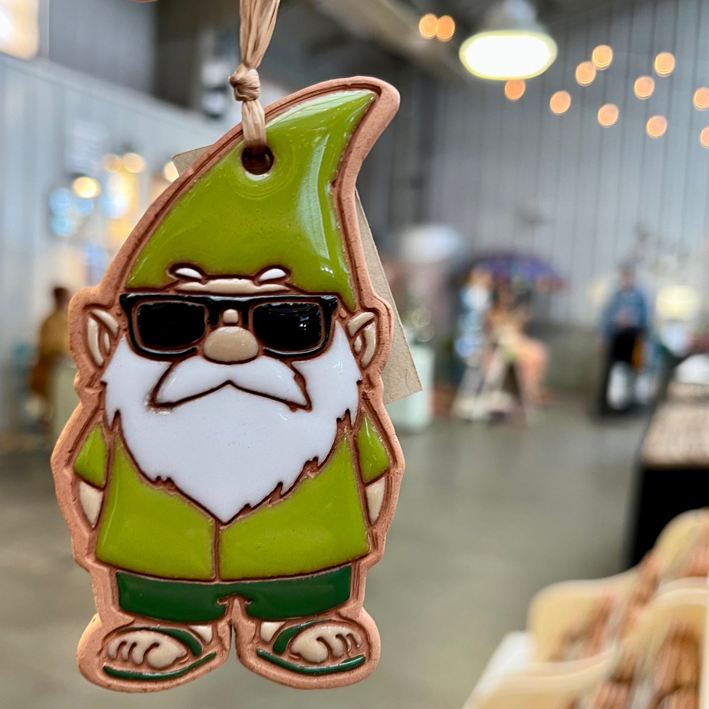 Red or Green Chile Gnome Ornament (color variations)