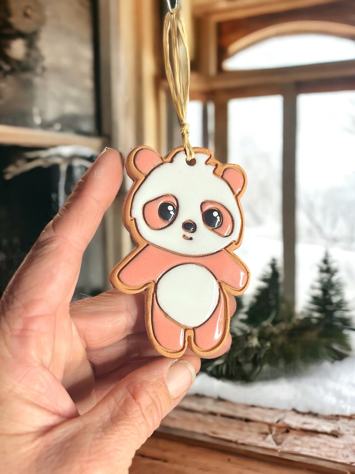 Panda Ornament (color variations)
