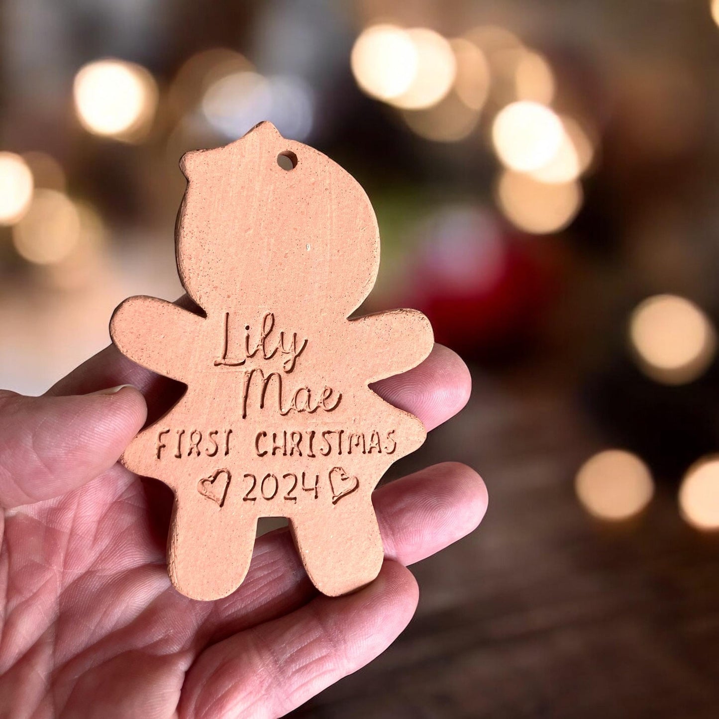 Custom Stamp for the Back of Your Ornament