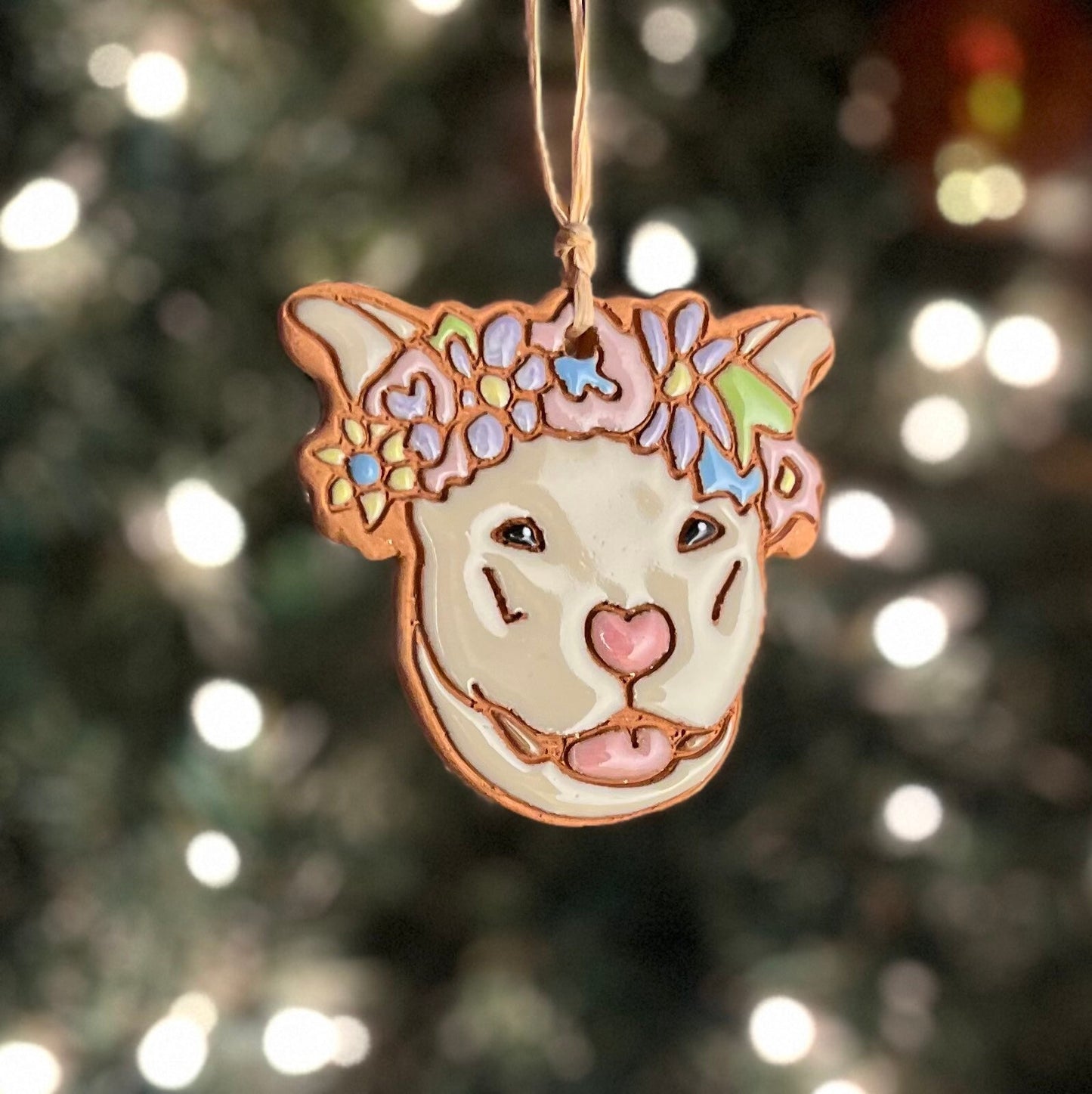 Pit Bull Ornament (color variations)