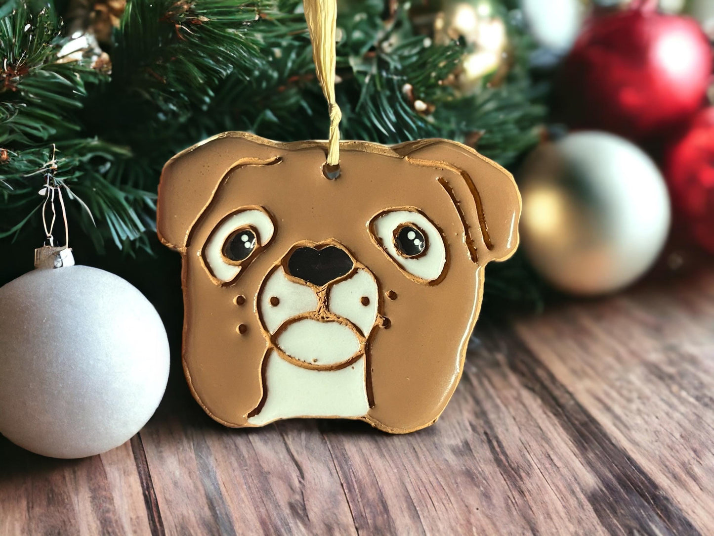 Bulldog Ornament