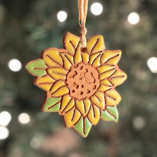 Sunflower Ornament (color variations)