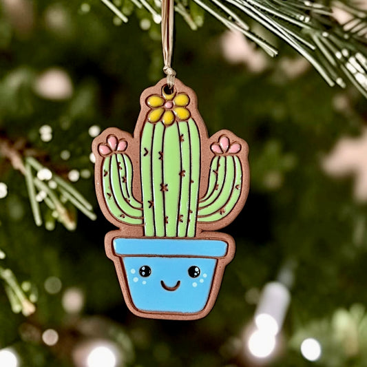 Happy Saguaro Cactus Ornament