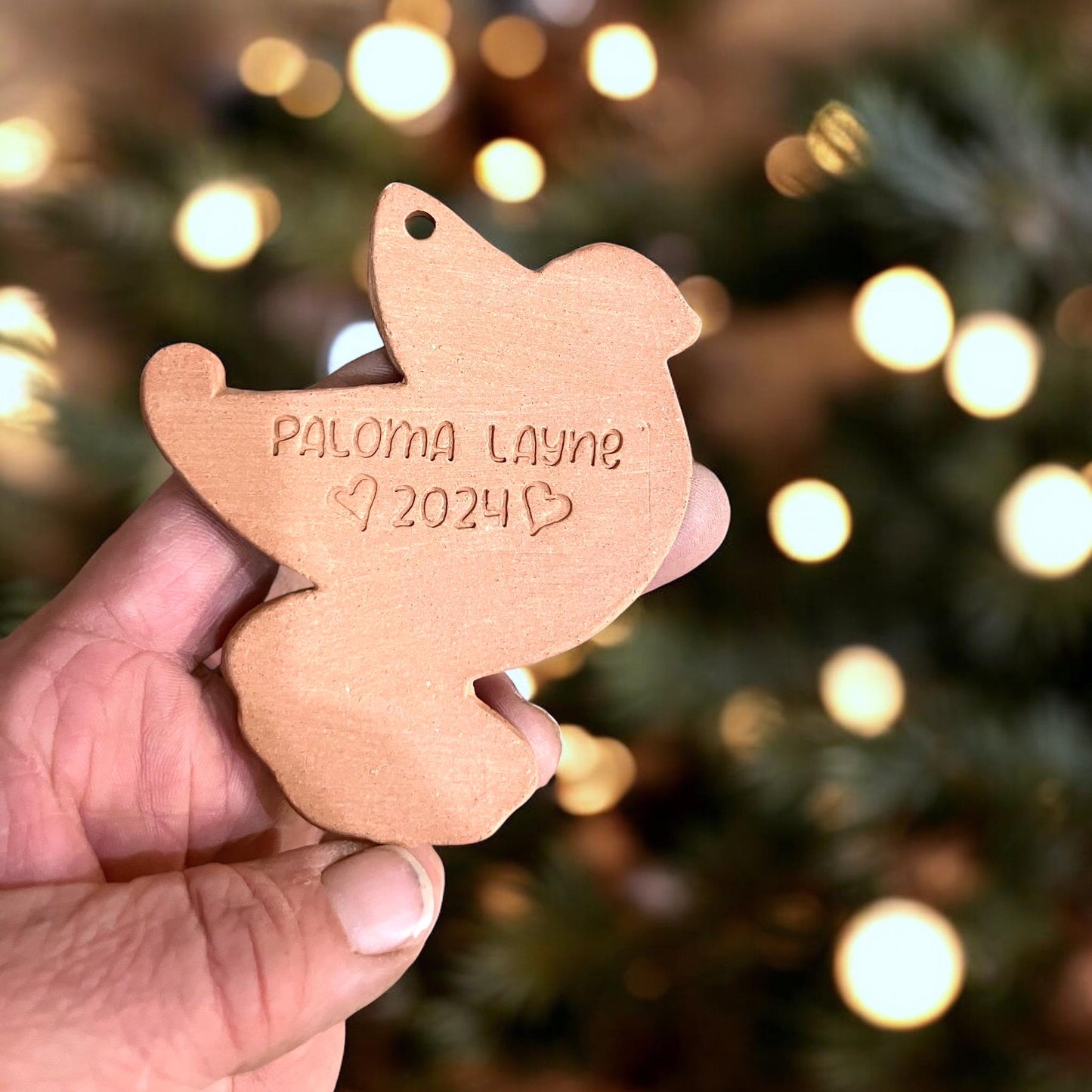 Custom Stamp for the Back of Your Ornament