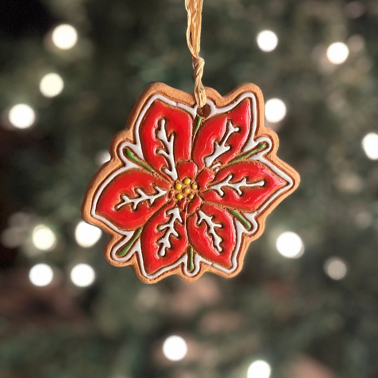 Poinsettia Ornament (color variations)