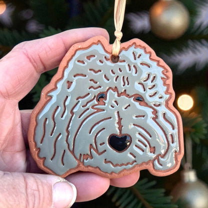 Doodle Dog Ornament (color variations)