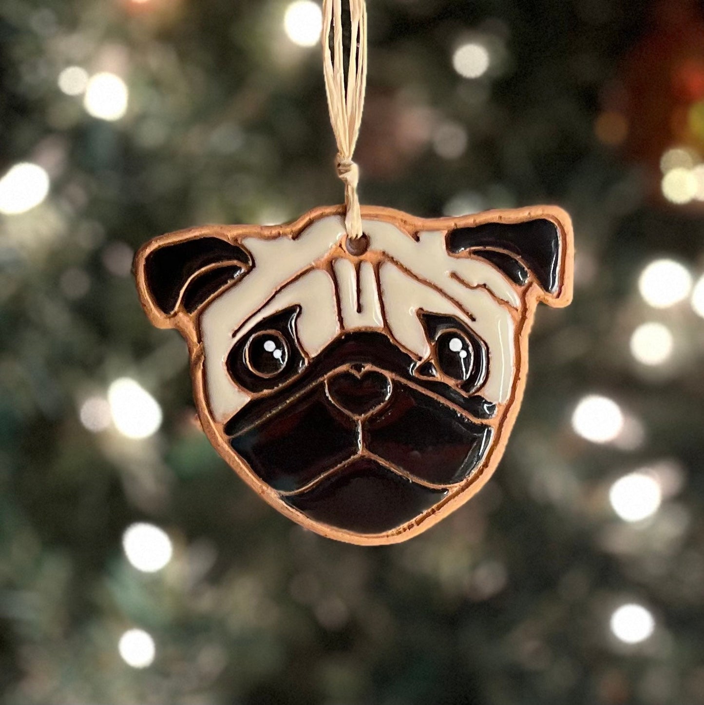 Pug Dog Ornament