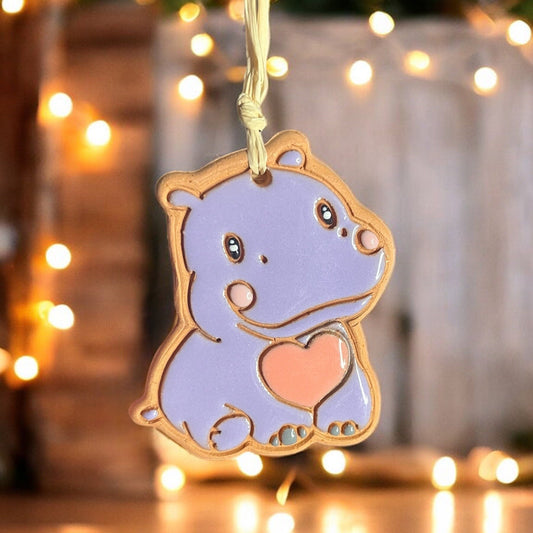 Hippopotamus Ornament (color variations)