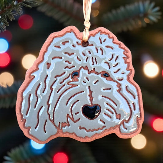Doodle Dog Ornament (color variations)