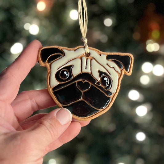 Pug Dog Ornament