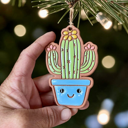 Happy Saguaro Cactus Ornament