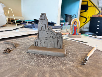 Ceramic Base for Standing Ornament Customization