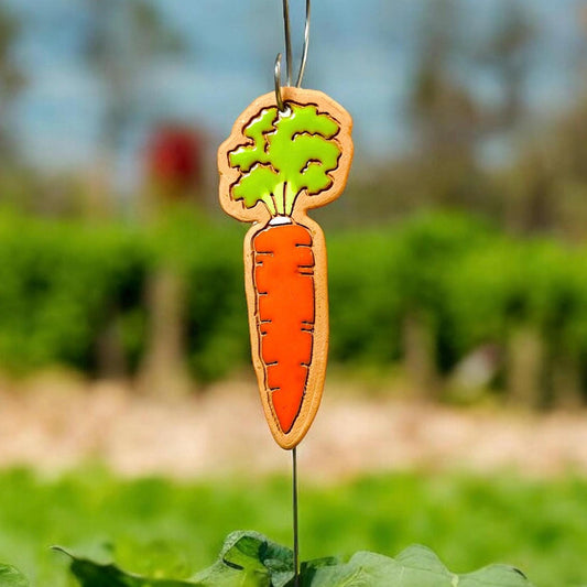 Carrot Garden Marker Ornament w/ Wire Stake