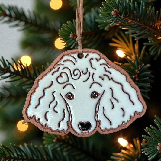 Poodle or Mini Poodle Ornament (color variations)