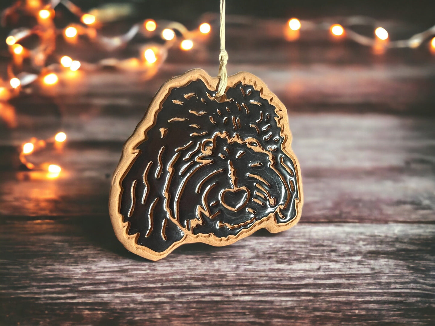Doodle Dog Ornament (color variations)