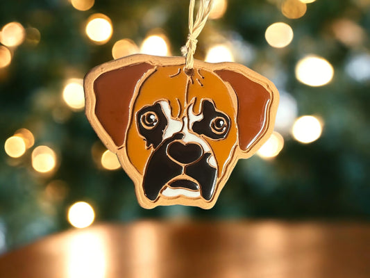 Boxer Dog Ornament