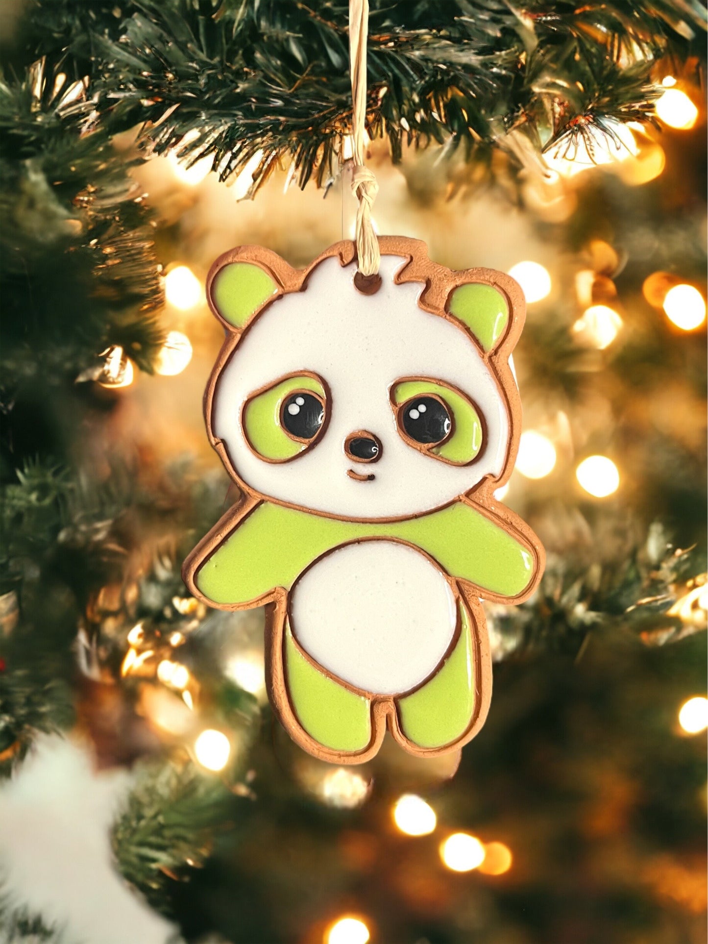 Panda Ornament (color variations)