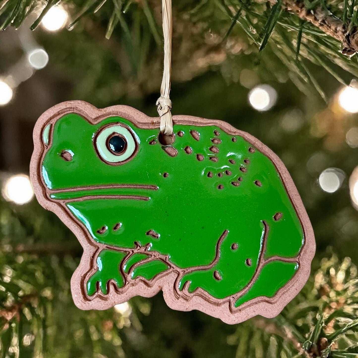 Spade Foot Garden Toad (or a Frog) Ornament