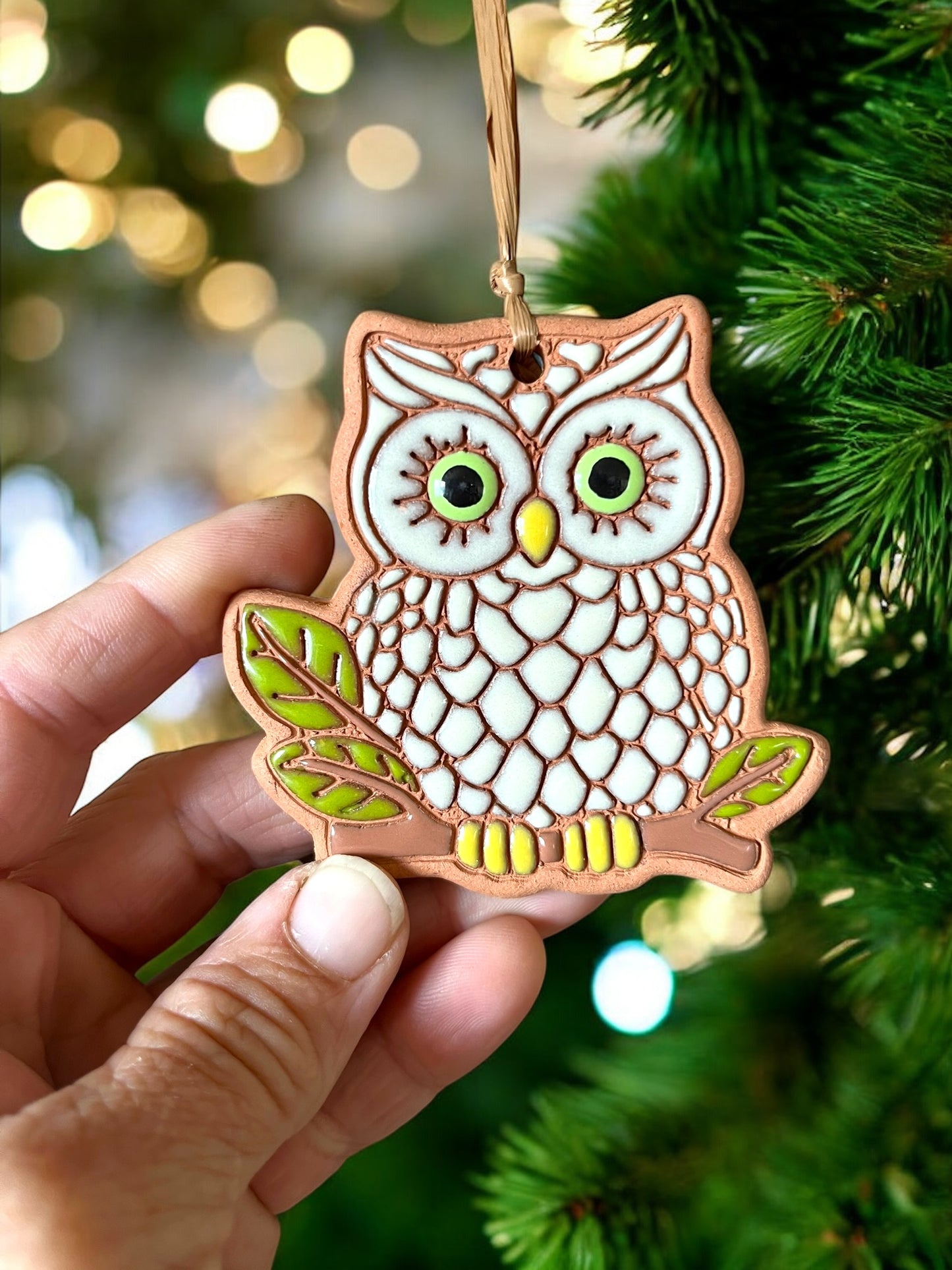 Cute Owl Ornament (color variations)