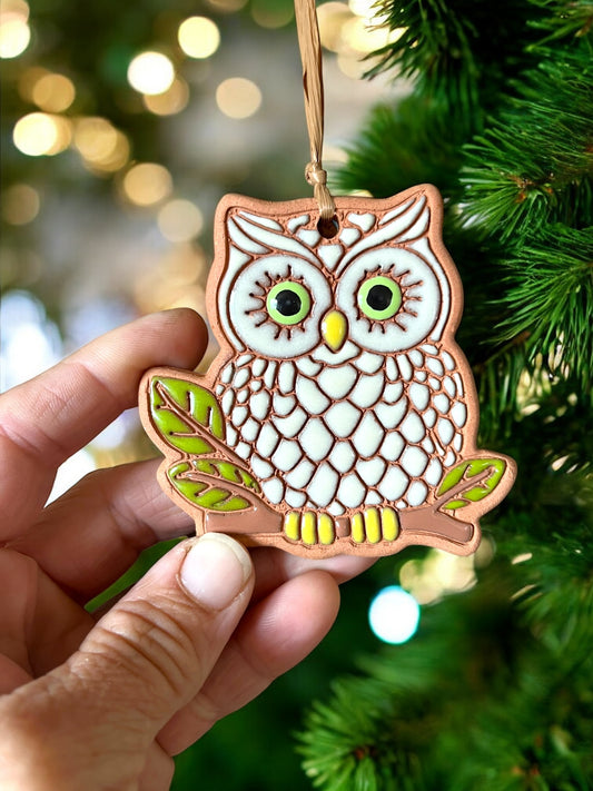 Cute Owl Ornament (color variations)