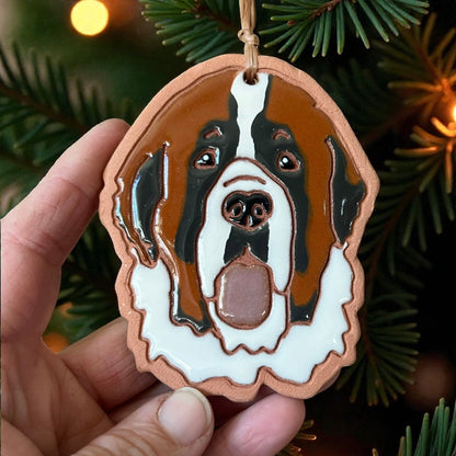 St. Bernard Dog Ornament