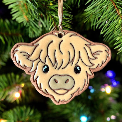 Highlands Cow Ornament