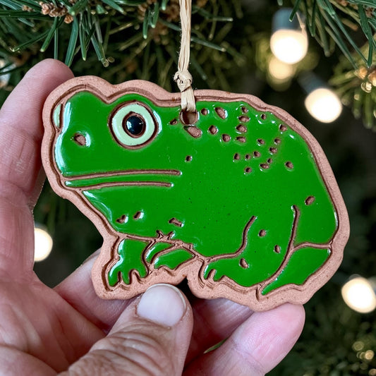 Spade Foot Garden Toad (or a Frog) Ornament