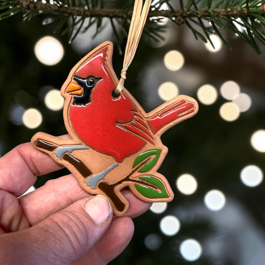 Red Cardinal Bird Ornament