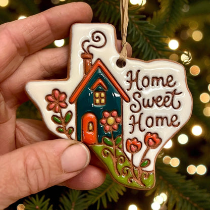Home Sweet Home Texas Ornament