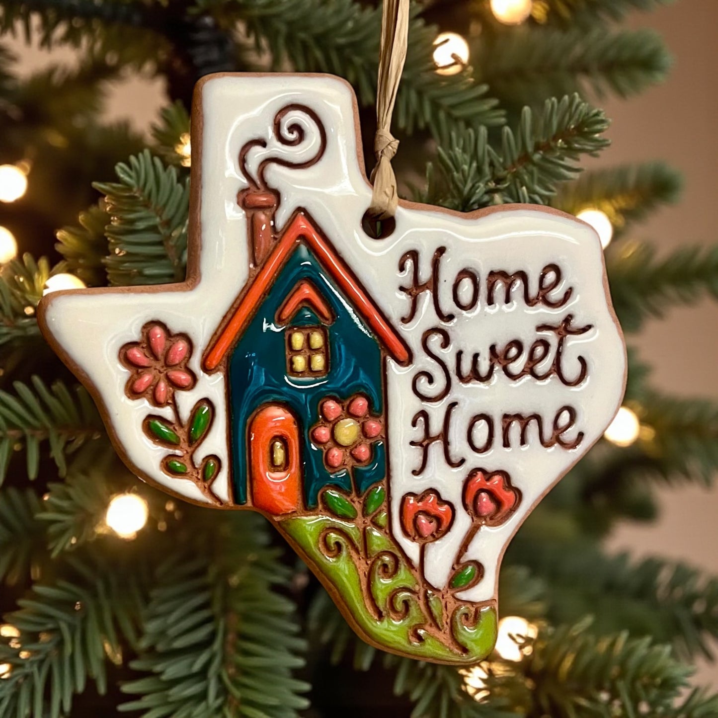 Home Sweet Home Texas Ornament