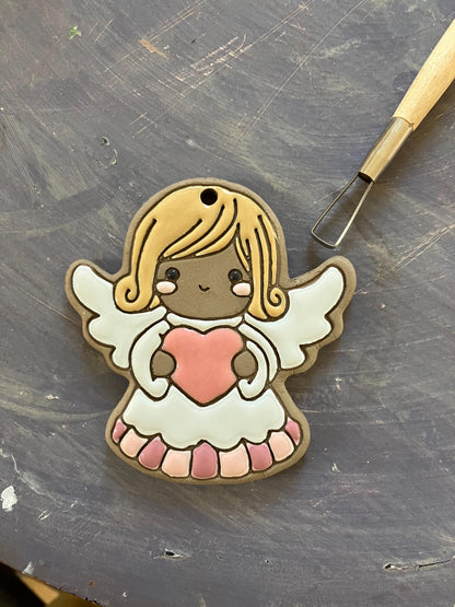 Pre-order Girl Angel Ornament (color variations)
