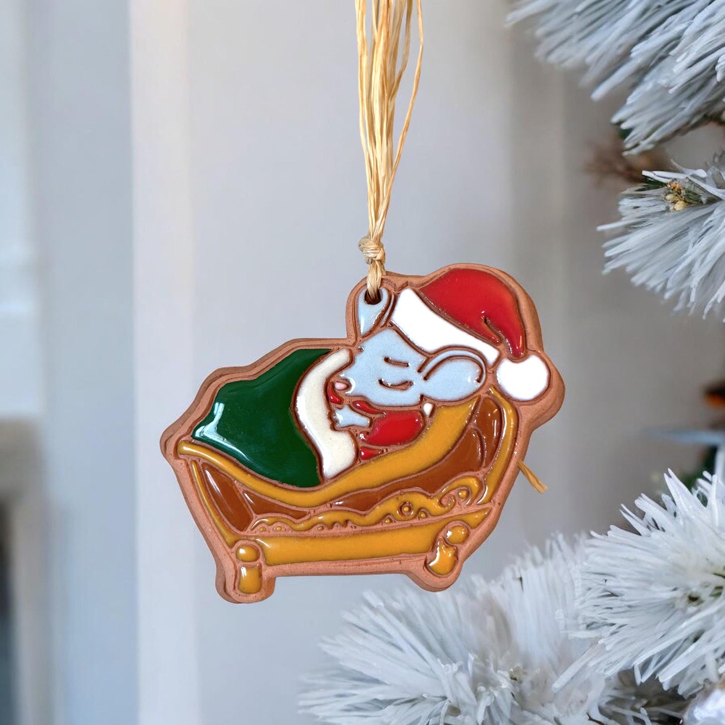 Christmas Mouse Ornament “Mouse Sleeping ”
