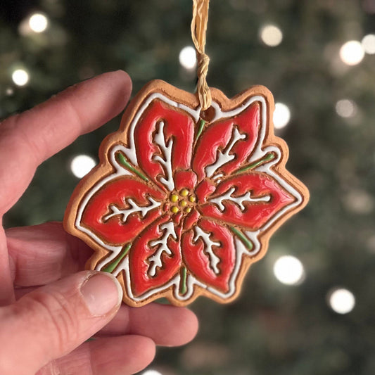 Poinsettia Ornament (color variations)