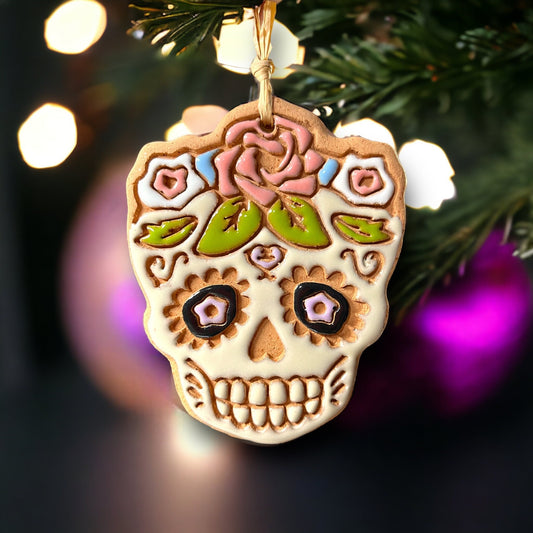 Sugar Skull Ornament (color variations)