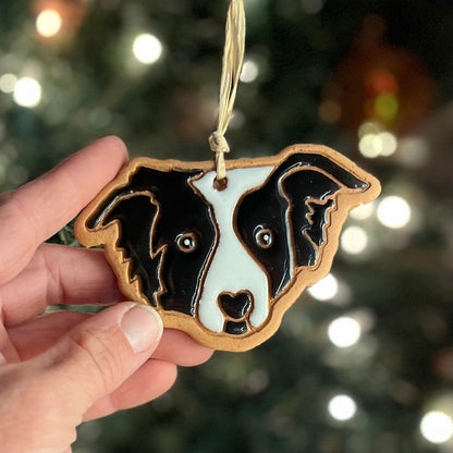 Border Collie Ornament