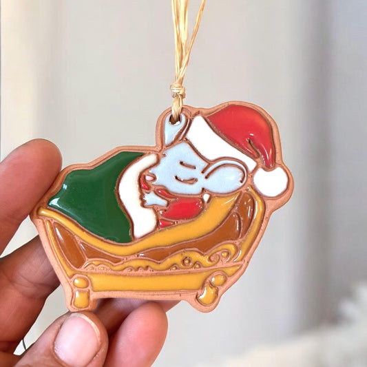 Christmas Mouse Ornament “Mouse Sleeping ”
